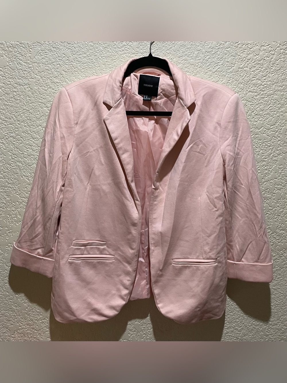 Forever 21 Blush Pink Women's Blazer Jacket Size M